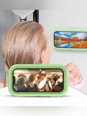 Phone Waterproof Box - Green - for shower